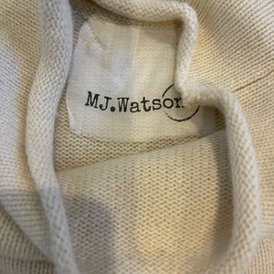 Nordstrom cropped wool mock turtle neck